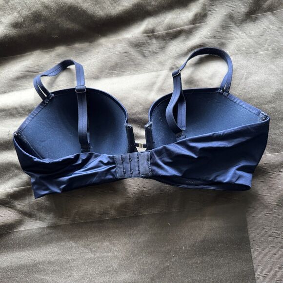 VICTORIA'S SECRET Blue Very Sexy Uplift Balconet Push Up Bra Size 36DD - Picture 2 of 5